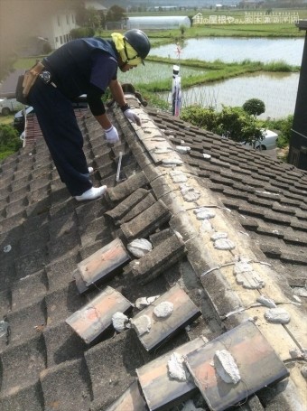 セメント瓦葺き替え