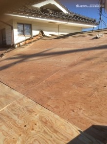 北安曇郡池田町S邸瓦おろし