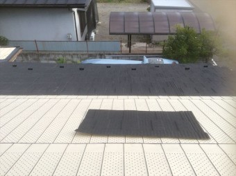 池田メリッサ葺き替え1