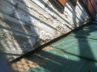 松本市梓川M邸煙突サイディング