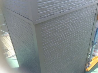 松本市梓川M邸煙突サイディング