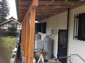 安曇野市堀金T邸 木造差し掛け