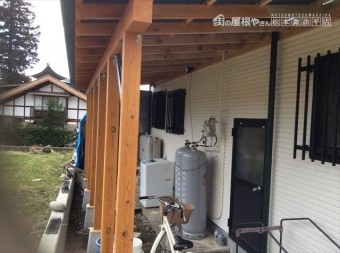 安曇野市堀金T邸 木造差し掛け