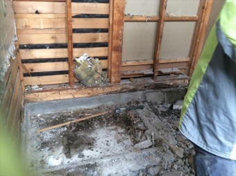 ユニットバス解体