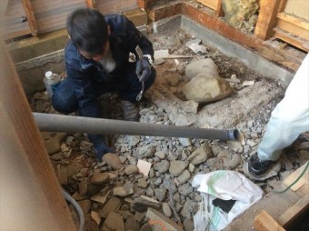 ユニットバス解体