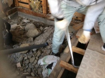 ユニットバス解体