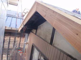 諏訪市小和田F邸屋根葺き替え