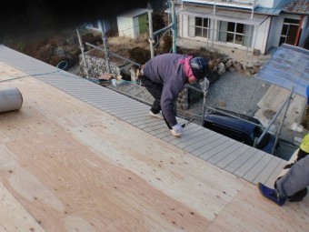 茅野市玉川Y邸瓦屋根葺き替え