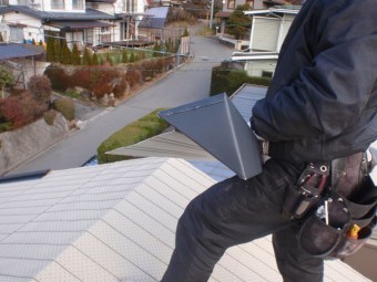茅野市玉川Y邸瓦屋根葺き替え