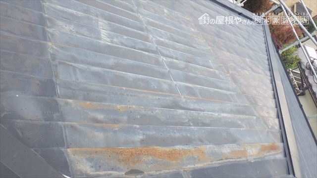 屋根 温水器下 板金 サビ