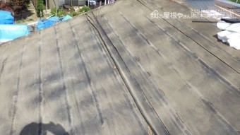 松本市中山屋根葺き替え瓦おろし