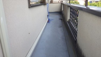 外廊下 FRP 防水 雨漏り