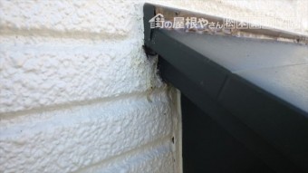 安曇野T様邸雨水侵入口