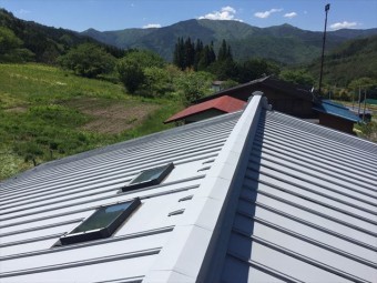 木曽郡大桑村Y邸屋根塗装