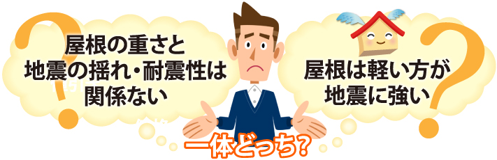 瓦屋根は地震に強い、弱い一体どっち