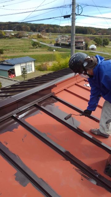 富士見町Ｋ邸屋根塗装