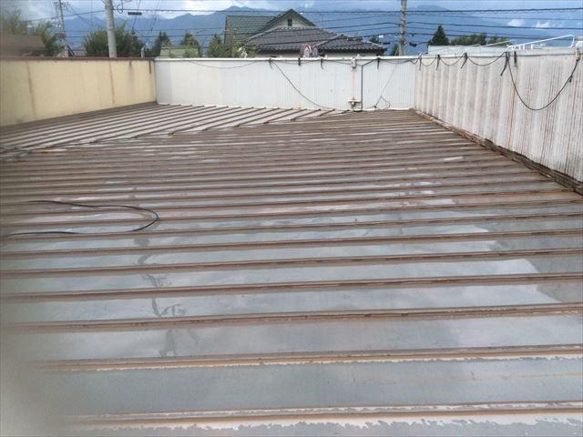松本塾屋根塗装