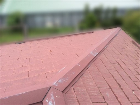 下諏訪町スレート屋根現地調査