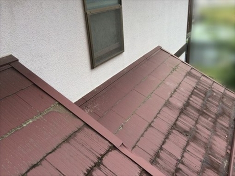 下諏訪町スレート屋根現地調査