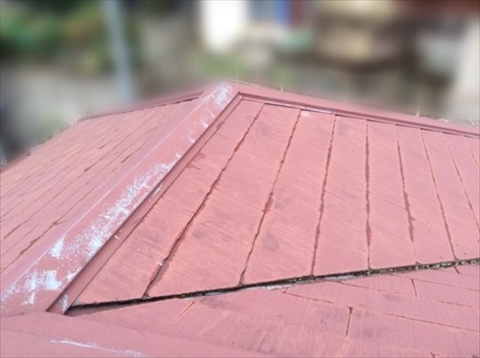 下諏訪町スレート屋根現地調査