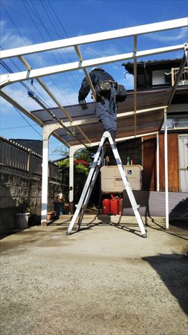 波板交換工事