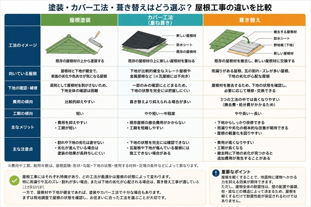 安曇野市の屋根葺き替え施工事例5選｜瓦から金属屋根を選んだ理由1