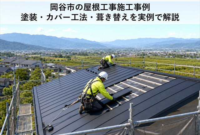 岡谷市で行った屋根工事5選：岡谷市の屋根工事は安心と実績のある弊社にお任せください