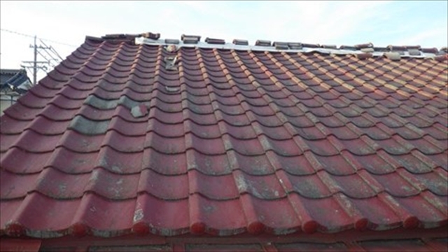 松本市セメント瓦雨漏り調査