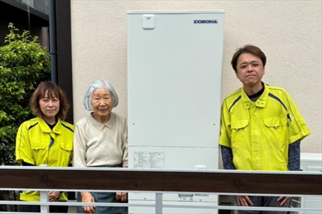 松本市｜エコキュート交換「以前の雪止め工事」から再びご依頼