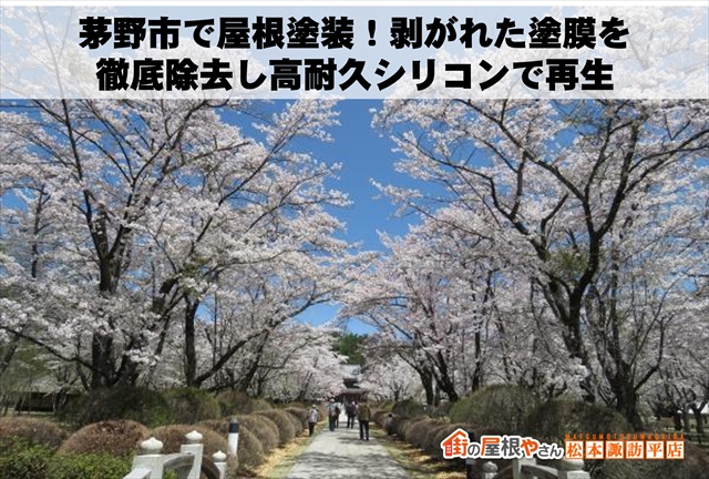 茅野市で屋根塗装！剥がれた塗膜を徹底除去し高耐久シリコンで再生