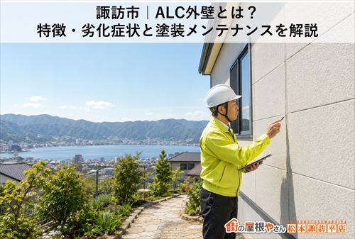 諏訪市｜ALC外壁とは？特徴・劣化症状と塗装メンテナンスを解説